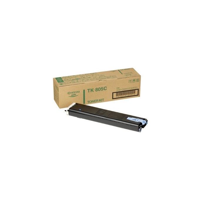 KYOCERA 370AL510 TK-805C Toner Originale Resa 10000 Pagine Tecnologia Laser per KM-C850 colore Ciano