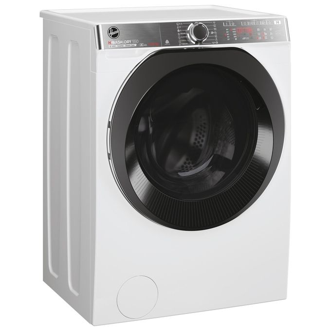 Hoover H5DPB485BC9-1-S H-WashandDry 550 Lavasciuga Slim 8-5 Kg 1400 rpm Classe A Inverter Vapore Wi-Fi (85x60x54 cm) colore Bianco