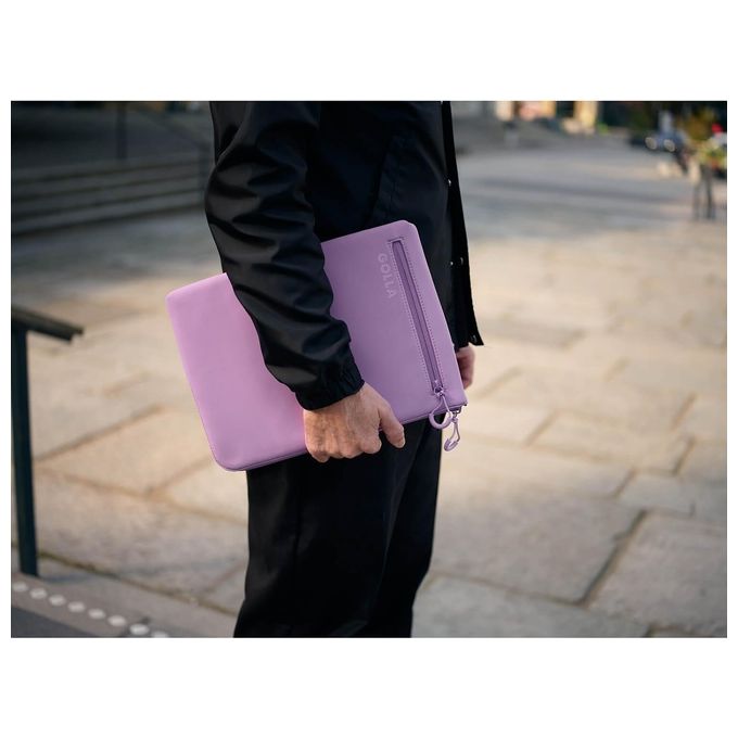 Golla Custodia Notebook 601670 Sleeve Pastel Lilac Protezione Elegante e Funzionale per Dispositivi Fino a 15 Pollici