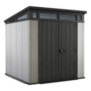 Keter Casetta da Giardino Artisan 77 in Resina 214x218x226h Grigio
