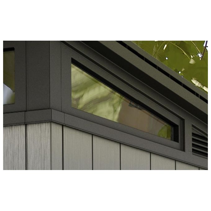 Keter Casetta da Giardino Artisan 77 in Resina 214x218x226h Grigio