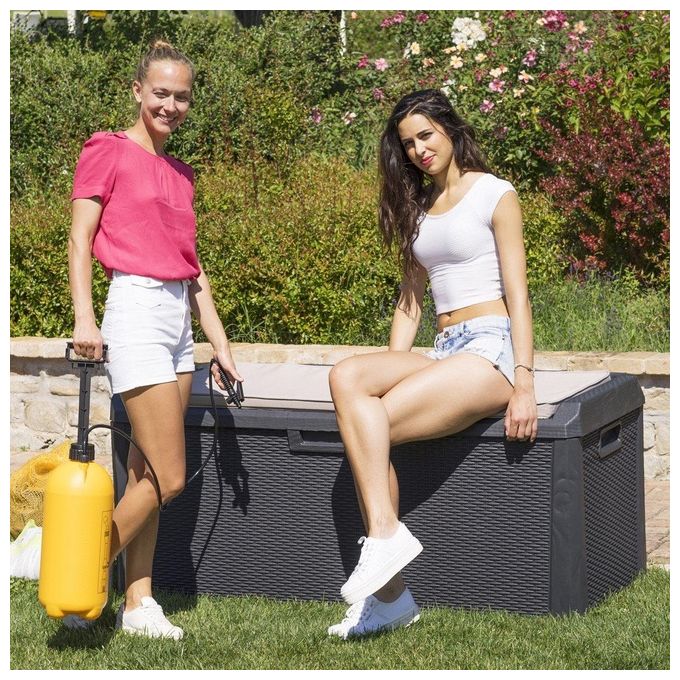 Toomax Baule Multiuso in plastica Riciclata Santorini Plus 550L colore Antracite