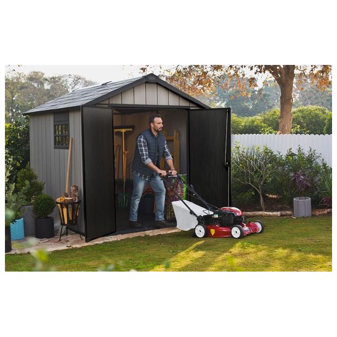 Keter Casetta da Giardino Oakland 759 in Resina 229x287x242h Grigio