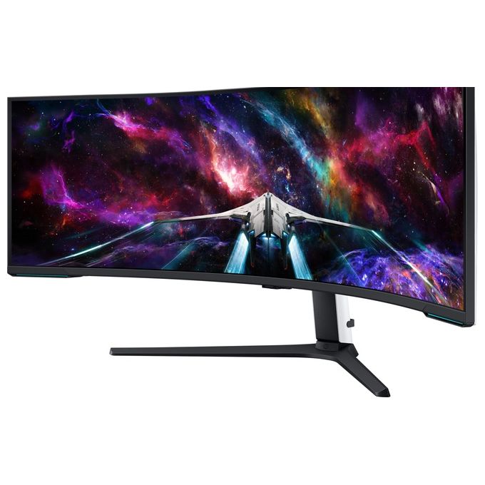Samsung LS57CG952NUXEN Odyssey Neo G9 Monitor Gaming 57'' Dual UHD 7680x2160 Pixel 240 Hz 1 ms GtG Quantum Mini LED HDR1000 colore Nero