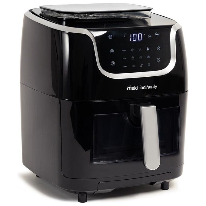 Melchioni 118340038 GIOIA Friggitrice ad aria 6,5 L 1700 W 30 programmi preimpostati Display touch colore Nero