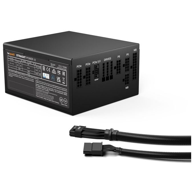 Be quiet! BN336 Straight Power 12 Alimentatore 750 W 80 PLUS Platinum ATX 3.0 13,5 cm colore Nero