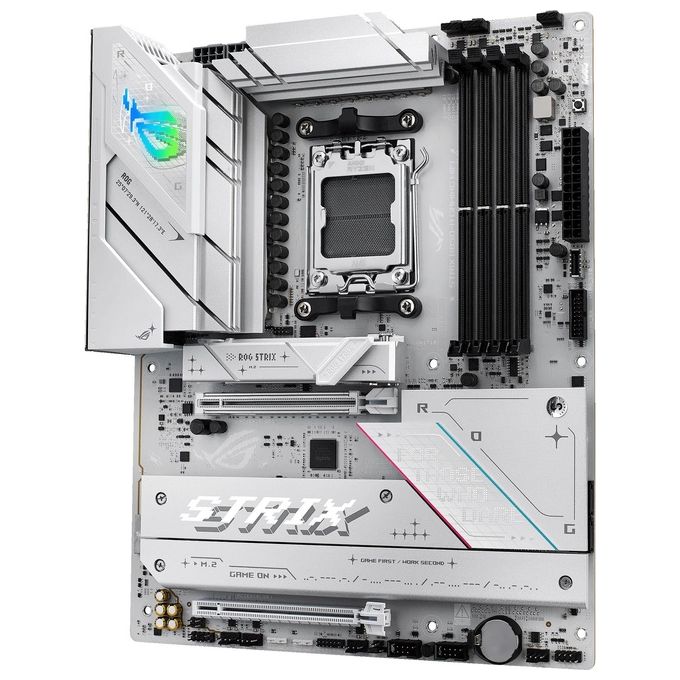 ASUS 90MB1J50-M0AAY0 ROG STRIX B850-A Scheda Madre ATX Socket AM5 DDR5 fino a 8000 MHz Wi-Fi 7 colore Bianco