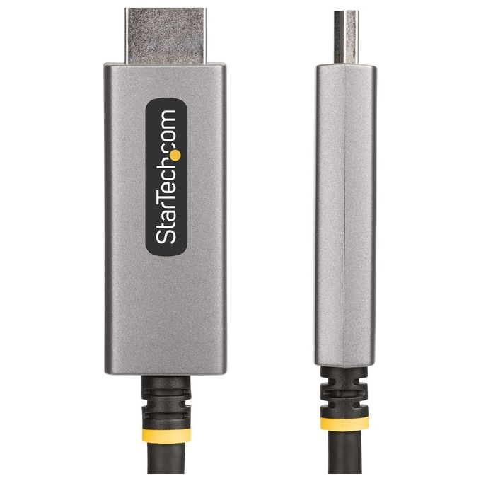 StarTech 133DISPLAYPORTHDMI21 Cavo adattatore DisplayPort HDMI 2 m 8K 60Hz 4K 144Hz HDR10 colore Grigio