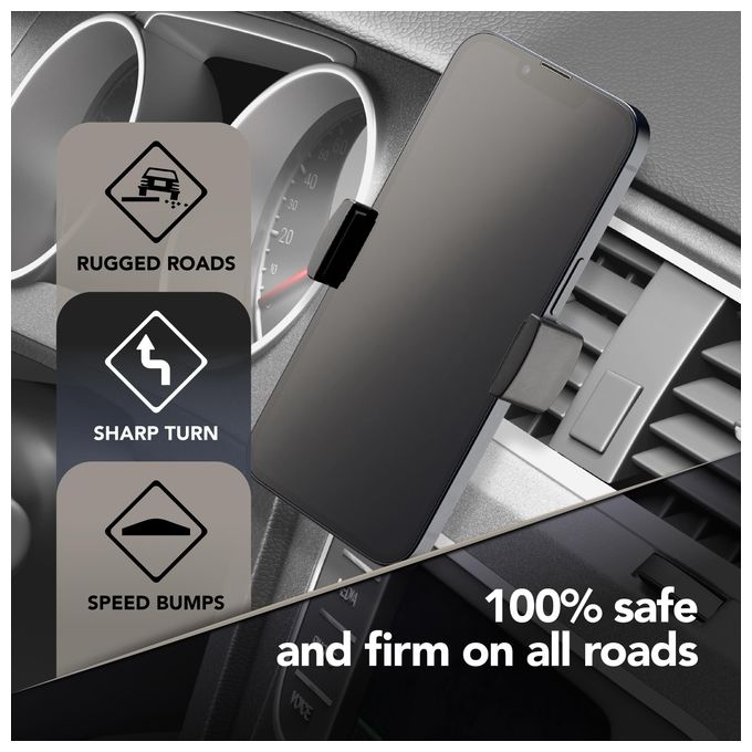 Cellular Line Spin Universal Supporto smartphone da auto per alette di aerazione