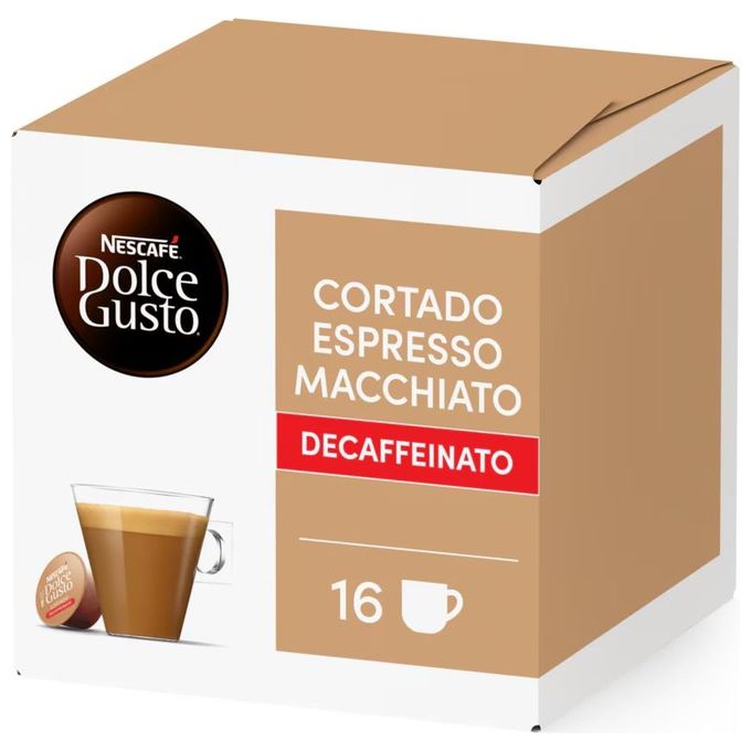 Nescafe Dolce Gusto Cortado Decaffeinato 16 Capsule