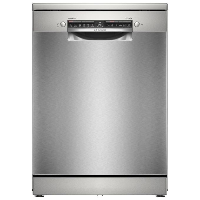 Bosch SMS4HMI09E Serie 4 Lavastoviglie Libera Installazione 14 coperti Classe C 44 dB Wi-Fi AquaStop (84.5x60x60 cm) colore Acciaio Spazzolato