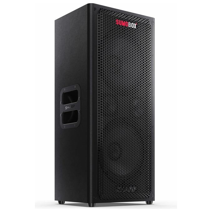 Sharp CP-LS100 SumoBox Altoparlante Portatile 120 W RMS 105 dB Bluetooth 5.0 Batteria 10 Ore colore Nero