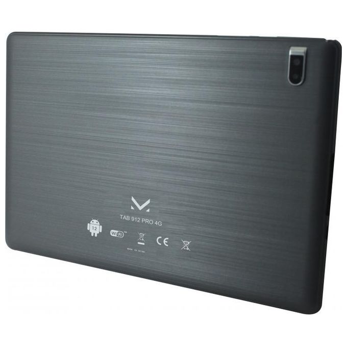Majestic 114910 GY TAB 912 PRO Tablet Android 10.1'' Octa Core 4GB RAM 64GB 4G Wi-Fi Bluetooth GPS colore Grigio