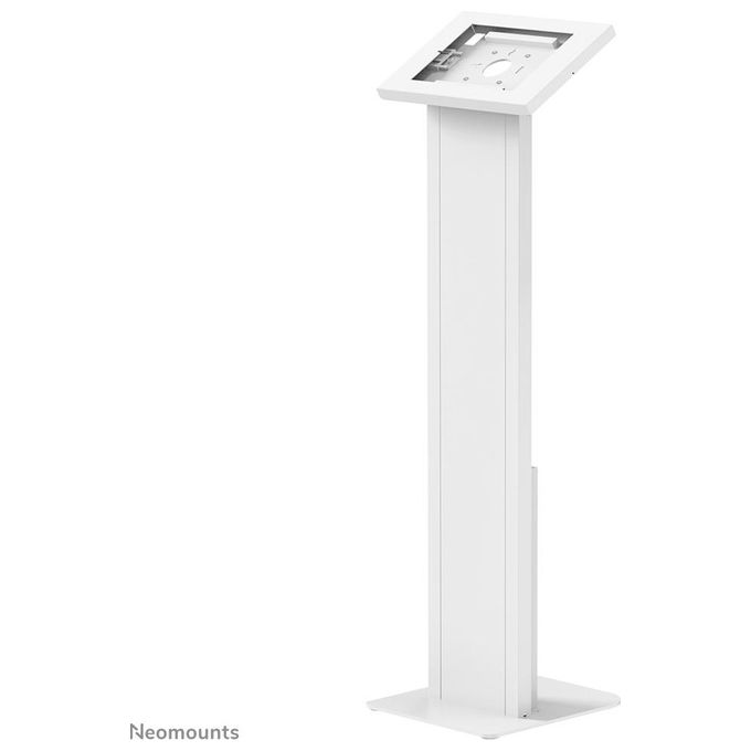 Neomounts FL15-750WH1 Supporto da pavimento per tablet 9.7-11 pollici con blocco antifurto e gestione cavi colore Bianco