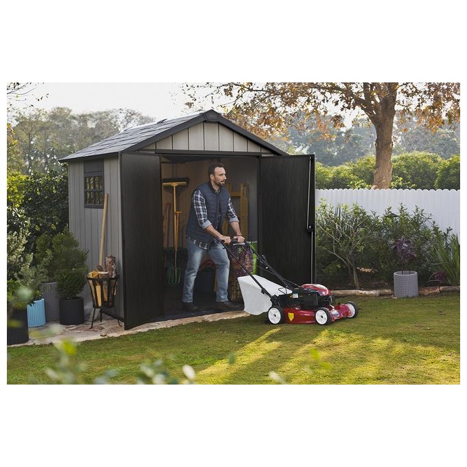 Keter Casetta da Giardino Oakland 757 in Resina 229x223,5x242h Grigio