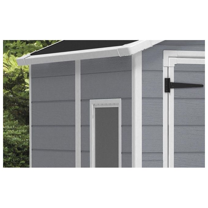 Keter Casetta da Giardino Manor 6X8 in Resina 185,8x236,8x227h Grigio
