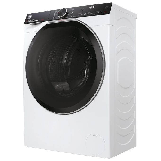 Hoover H-WASH 700 H7W449AMBC-S Lavatrice a carica frontale 9 Kg classe A 1400 giri cestello Ultra Wide care Eco doser programa Auto Care controllo remoto Bianco 60x51x85