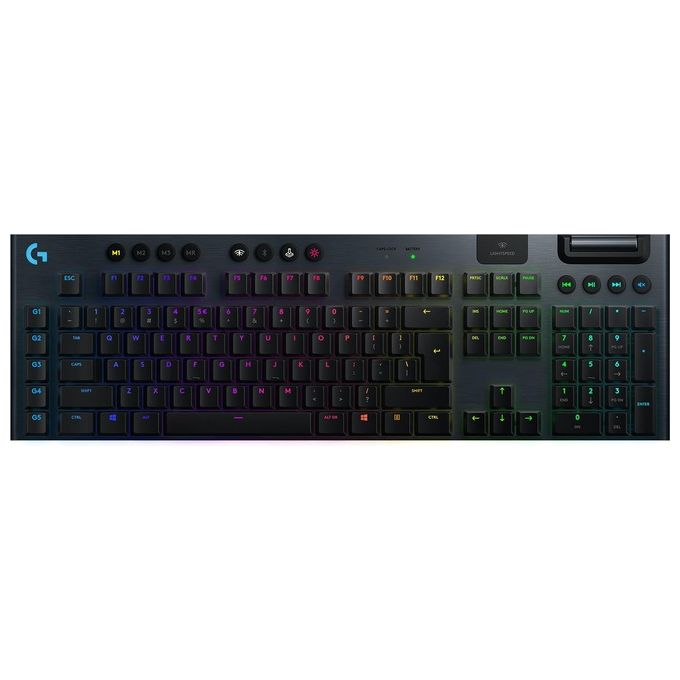 Logitech G 920-008910 Tastiera Gaming Wireless Bluetooth QWERTY Retroilluminata Carbonio