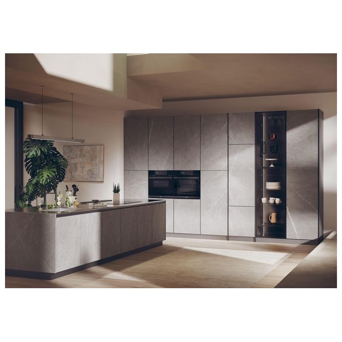 Haier 33703230 I-Message Steam Series 6 Forno da incasso elettrico a vapore 70 L Classe A+ Wi-Fi Bluetooth hOn pirolitico (59.5x59.5x56.8 cm) colore Nero