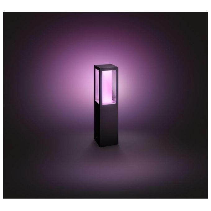 Philips Hue White and Colour Ambience Impress Hue WACA EU Piedistallo da Esterno Nero 2x8W