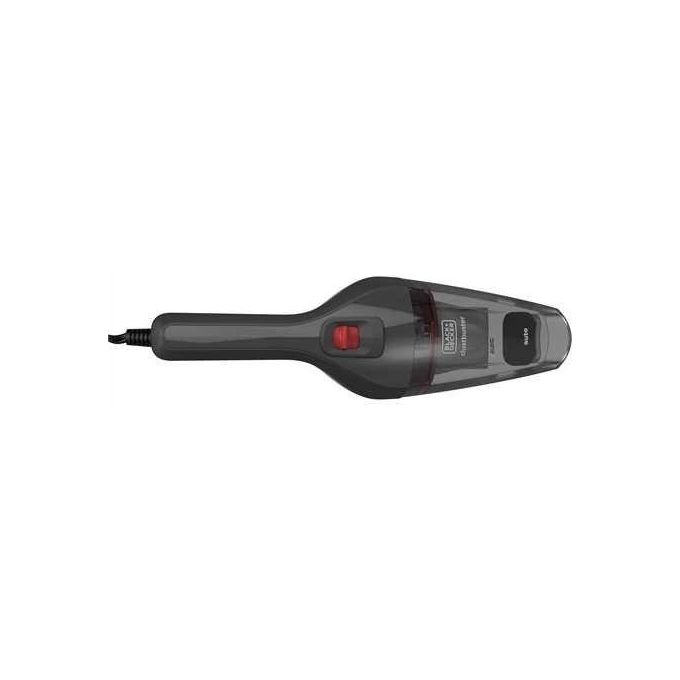 Black+Decker NVB12AV-XJ Aspirapolvere per Auto con Adattatore per Accendisigari Capacita' 0,37 L 12 V Nero