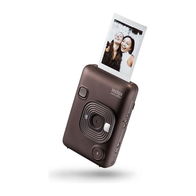 Fujifilm 16835158 Instax mini LiPlay Fotocamera Ibrida Digitale e Istantanea Risoluzione 2560 x 1920 Pixel Display 2.7'' Bluetooth USB-C colore Bronzo