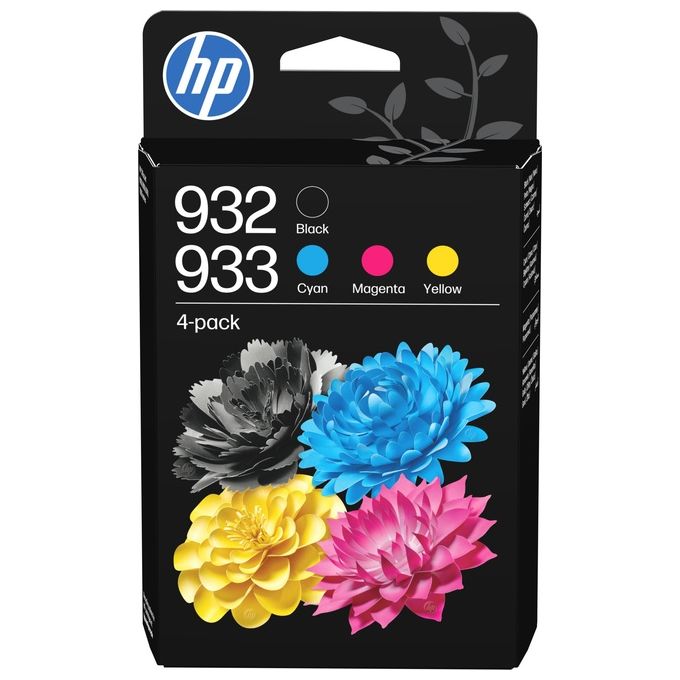 HP 6ZC71AE 932 933 Multipack 4 Cartucce Originali Resa Standard colore Nero Ciano Magenta Giallo