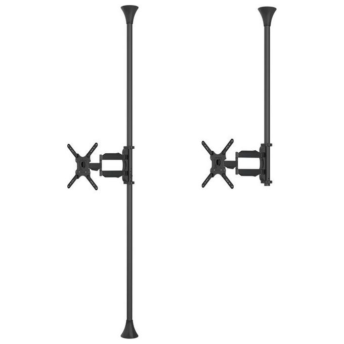 Multibrackets 6331 M Pro Series Staffa Regolabile per Monitor Soffitto Pavimento 36 Kg VESA 100x100 200x200 400x400 colore Nero