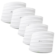TP-Link EAP245(5-PACK) Omada Punto Accesso WLAN Dual Band 1750 Mbit-s 2.4 GHz 5 GHz Gigabit Ethernet PoE Supporto colore Bianco