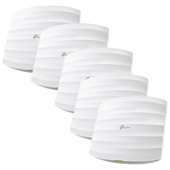 TP-Link EAP245(5-PACK) Omada Punto Accesso WLAN Dual Band 1750 Mbit-s 2.4 GHz 5 GHz Gigabit Ethernet PoE Supporto colore Bianco