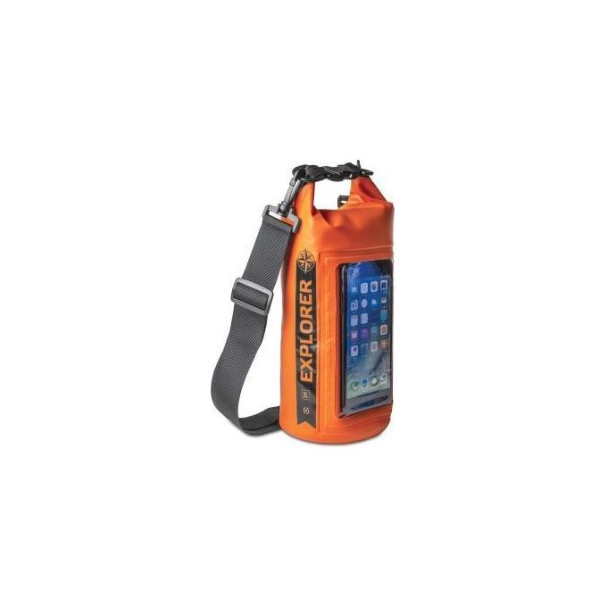 Celly Explorer Dry Bag 2L Custodia Impermeabile per Smartphone fino a  6,2'' Arancione