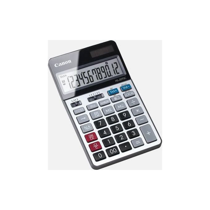 Canon HS-20TSC Calcolatrice Desktop Finanziaria Nero-Argento