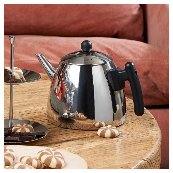Bredemeijer Teiera Classic II 1,2 Litri Inox-Nero