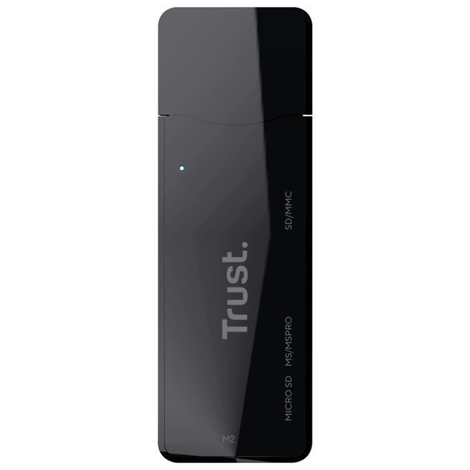 Trust Nanga Lettore Usb 3.1 di Scheda ad Alta Velocita' Nero