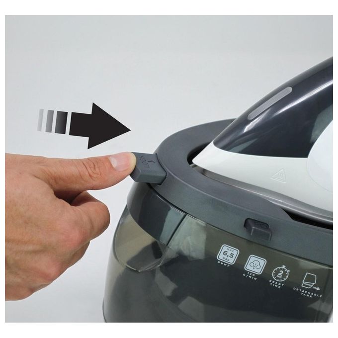 Polti PLEU0238 Vaporella Simply VS10.10 Ferro da Stiro a Caldaia Capacita' 1,5 Litri Potenza 2200 W Funzione ECO Nero-Bianco