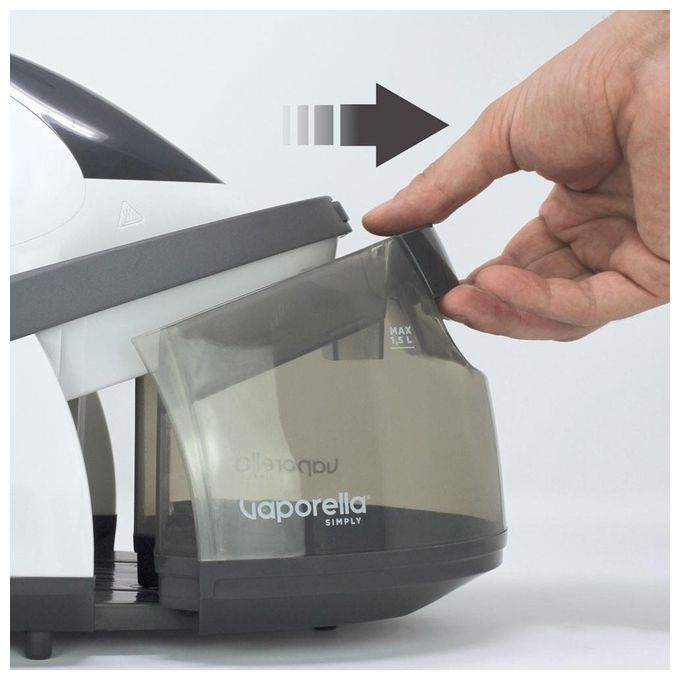 Polti PLEU0238 Vaporella Simply VS10.10 Ferro da Stiro a Caldaia Capacita' 1,5 Litri Potenza 2200 W Funzione ECO Nero-Bianco
