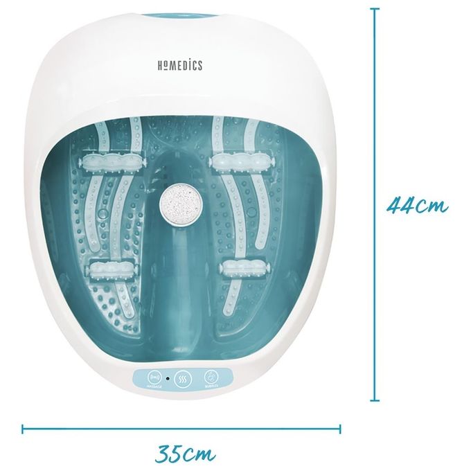 Homedics Pediluvio Massaggiatore Piedi Idromassaggio Magnetoterapia Vibrazione Mantenimento Temperatura 40°C