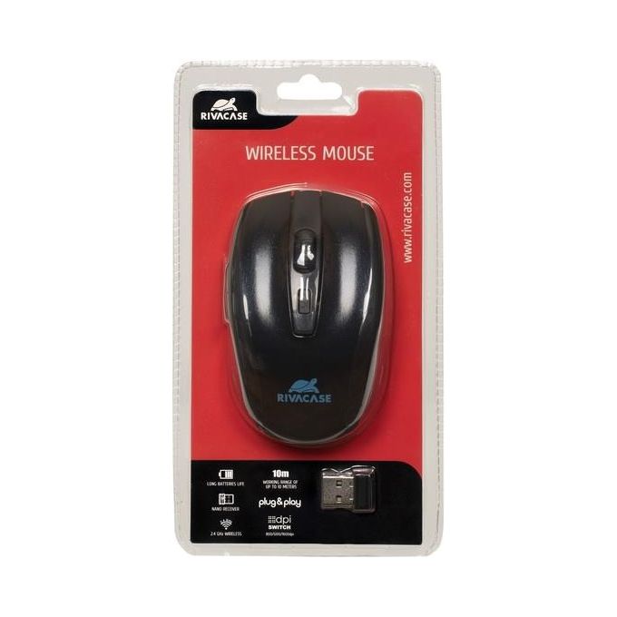 Rivacase Borsa per Notebook 15,6'' con Wireless Mouse