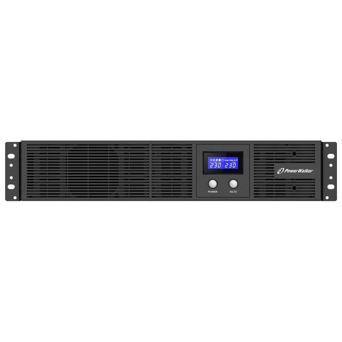 PowerWalker 10121101 VI 3000 RLE Gruppo di Continuita' UPS Line Interactive Onda Sinusoidale Pura 3000VA 1800W 8 Uscite IEC C13 Rack Tower