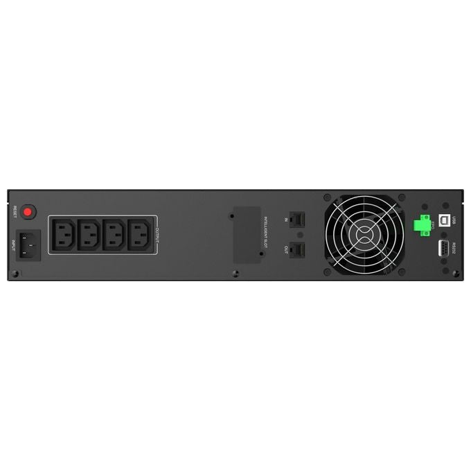PowerWalker 10121100 VI 2200 RLE Gruppo di Continuita' UPS Line-Interactive Onda Sinusoidale Pura 2200VA 1320W 4 Uscite IEC C13 USB RS-232 Rack Tower 2U