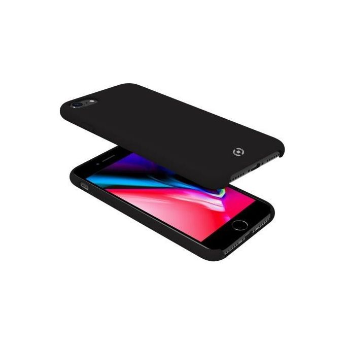 Celly Feeling Cover per iPhone SE 2nd Gen-8-7 Nero