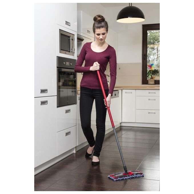 Vileda Revolution Sistema Lavapavimenti con Secchio Strizzatore e Piastra con 2 Panni in Microfibra