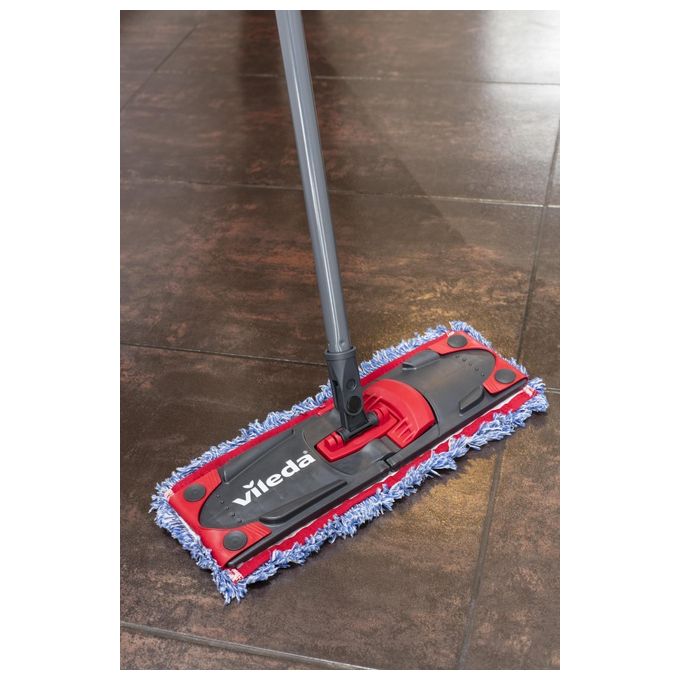 Vileda Revolution Sistema Lavapavimenti con Secchio Strizzatore e Piastra con 2 Panni in Microfibra