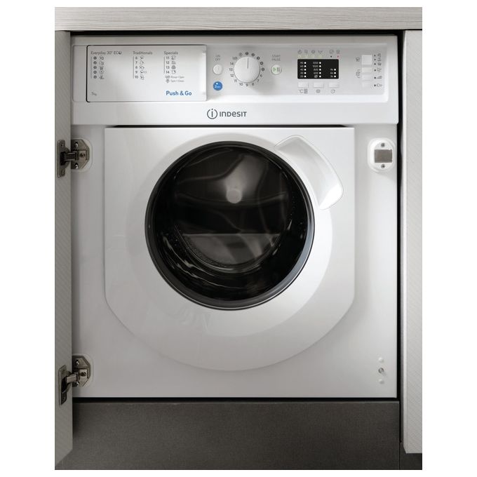 Indesit BI WMIL 71252 EU Lavatrice da Incasso 7kg 1200 Giri Classe A++ Bianca