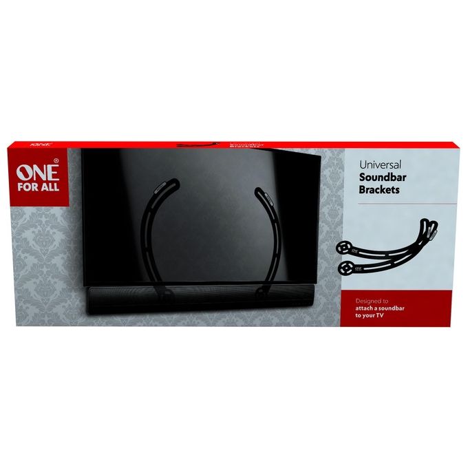 One For All WM5211 Supporto per Soundbar Montaggio VESA Universale 10 Kg colore Nero