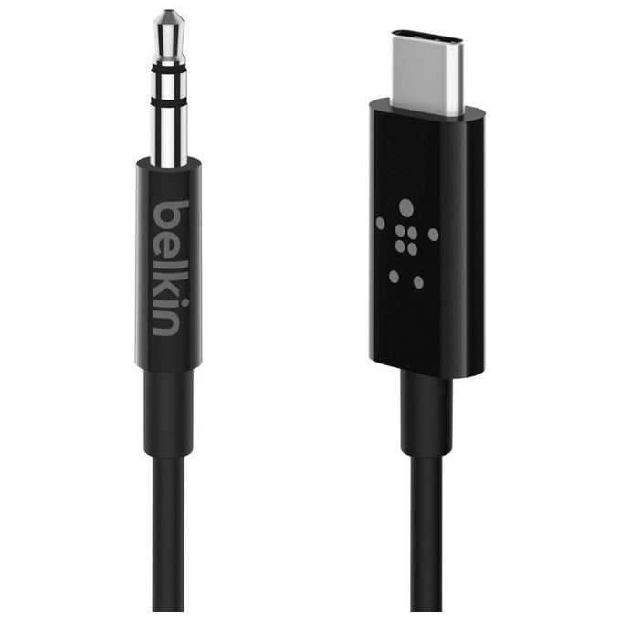 Belkin Rockstar Cavo Audio da 3,5mm con Connettore Usb-C 90cm