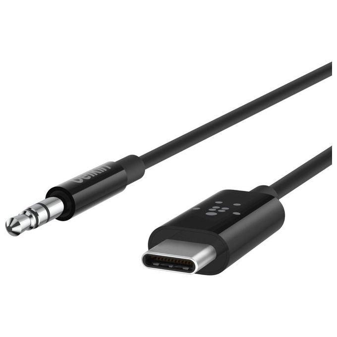 Belkin Rockstar Cavo Audio da 3,5mm con Connettore Usb-C 90cm