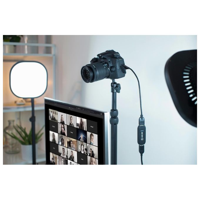 Elgato 10GAM9901 Cam Link 4K Scheda di Acquisizione Video HDMI USB 3.2 Gen 1 4K 30fps 1080p 60fps colore Nero
