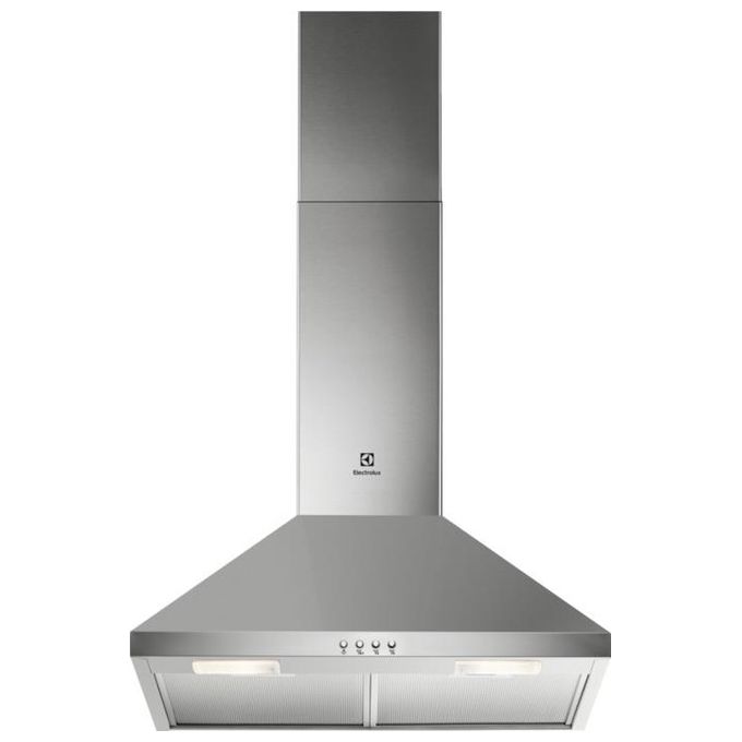 Electrolux LFC316X Cappa Aspirante o Filtrante a Parete 3 Velocita' Classe energetica D Portata 420 m³-h 60 cm Inox