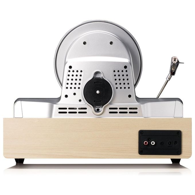 Lenco LSA-071SI LS Series Giradischi Verticale Automatico Bluetooth 5.3 Altoparlanti 2x5W Testina AT-3600L colore Silver Legno